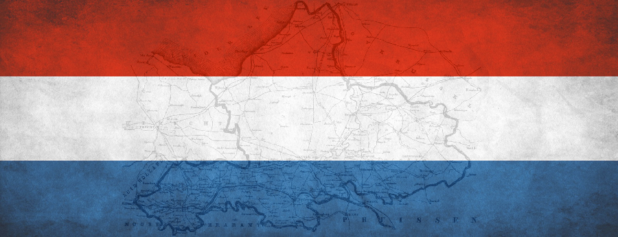 vlag Nedederland kaart Gelderland